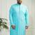 Men's Blue pure cotton kurta