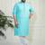 Men's Blue pure cotton kurta