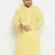 Men's mustard pure cotton kurta