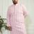Men's pink pure cotton kurta