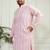 Men's pink pure cotton kurta