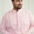 Men's pink pure cotton kurta