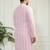 Men's pink pure cotton kurta
