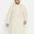 Men's yellow pure cotton kurta