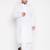 Men's white pure cotton kurta and dhoti set