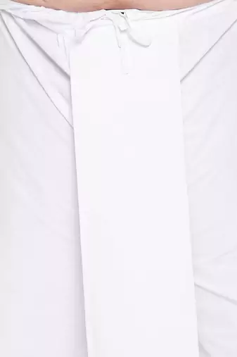 Men's white pure cotton kurta and dhoti set