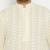 Men's yellow and white pure cotton kurta and dhoti set