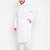 Men's white pure cotton kurta pyjama set