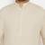 Off White cotton blend pathani kurta set