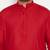 Men's maroon cotton blend pathani kurta set
