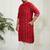 Men's blue and cream cotton blend kurta and patiala set