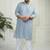Men's Blue cotton kurta