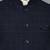 Men navy blue nehru jacket with self yellow chex