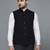 Men Black chex nehru jacket