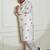 Men's cream cotton blend kurta