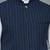 Men royal blue nehru jacket with white stripes