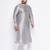 Men's grey silk blend kurta pyjama set