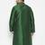 Men's green viscose blend kurta