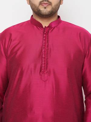 Men's frusia and gold viscose blend kurta and dhoti set 4