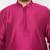 Men's frusia and gold viscose blend kurta and dhoti set