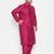 Men's fushia pink viscose blend kurta pyjama set