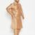 Gold viscose blend kurta pyjama set