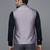 Men lavender solid nehru jacket with self shine