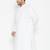Men's white silk blend kurta