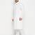 Men's white pure cotton kurta pyjama set