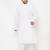 Men's white cotton blend kurta pyjama set