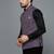 Men lavender ethnic motif jacquard nehru jacket