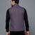 Men lavender ethnic motif jacquard nehru jacket