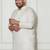 Men's cream cotton kurta