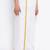 Men's white and gold dhoti/mundu/vesty
