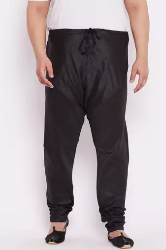 Men's black silk blend pyjama