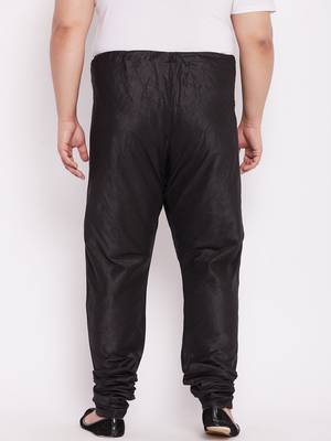 Men's black silk blend pyjama 3