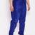 Men's royal blue silk blend pyjama