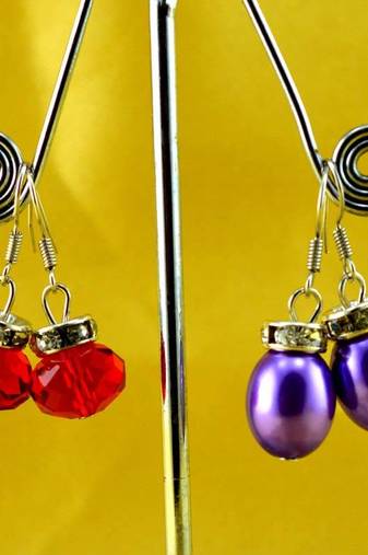 Moti Pearl Beads Earing