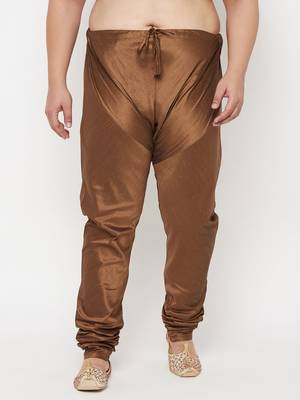 Men's coffee silk blend pyjama 1