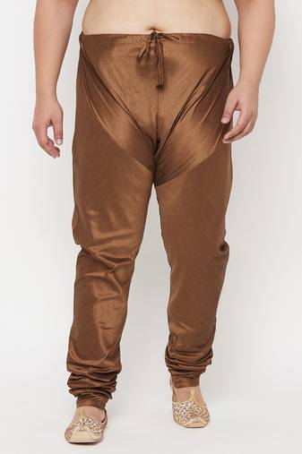 Men's coffee silk blend pyjama