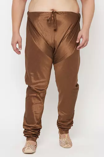 Men's coffee silk blend pyjama