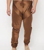 Men's coffee silk blend pyjama