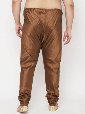 Men's coffee silk blend pyjama 3