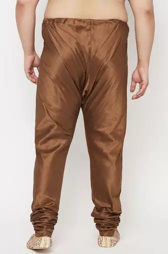 Men's coffee silk blend pyjama