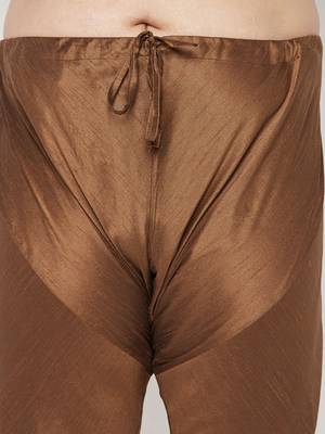 Men's coffee silk blend pyjama 4
