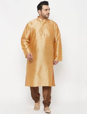 Men's coffee silk blend pyjama 5