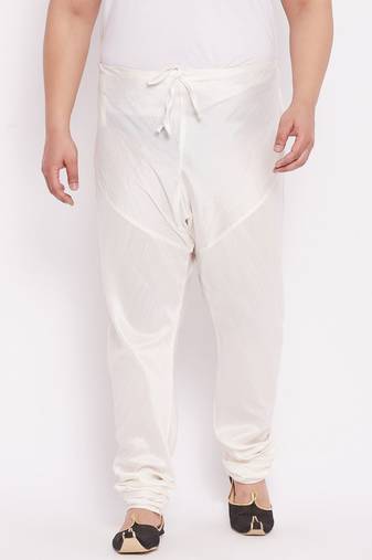 Men's cream silk blend pyjama