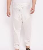 Men's cream silk blend pyjama