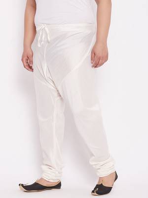 Men's cream silk blend pyjama 2