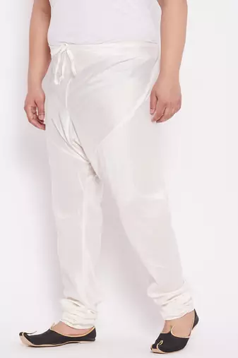 Men's cream silk blend pyjama